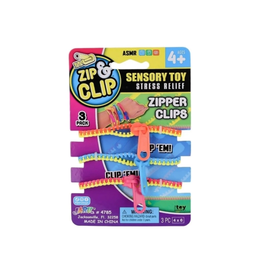 Zıp Clip Zipper Clips 3lü