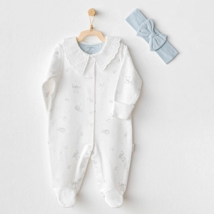 Andywawa AC25644 Cuddly Bunny Bear Tulum Takım Ekru