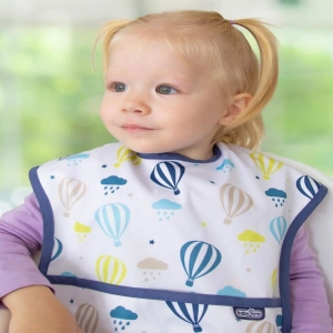 BabyJem Baskılı BLW Kolsuz Önlük 788 Balon Desen