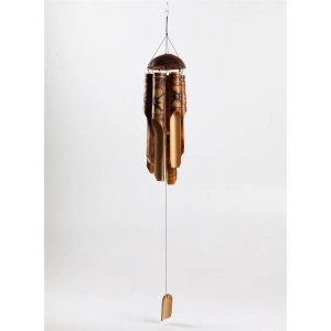 Bambu Coconat Kafalı Rüzgar Çanı 40 cm