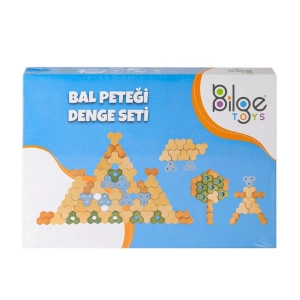 BLG-106A Bal Peteği Ahşap Denge Oyunu