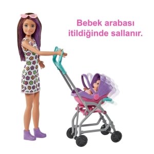 GXT34 Mor Saçlı Skipper Bebek Bakıcısı  ve Oyun Seti
