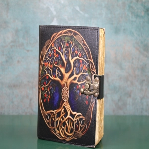 Hayat Ağacı Deri Defter Model 2