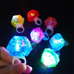 Kristal LED Parti Yüzük Seti (6'lı)