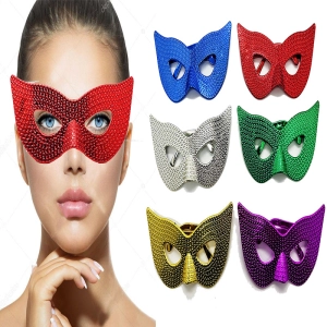 Metalize Parlak Maske Gözlüğü 6 Renk 6 Adet