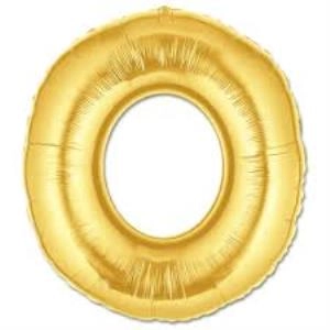 O Harf Folyo Balon Altın Renk  40 inç