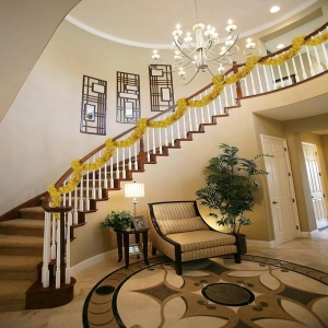 Parti İçin Sim Süs 2 Metre Uzunluk 6 cm Genişlik Altın Renk İthal
