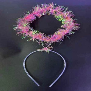 Pembe Metalize Melek Hare Taç