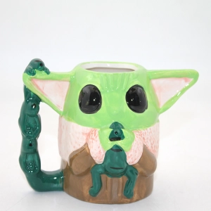 Porselen Baby Yoda Kupa Bardak