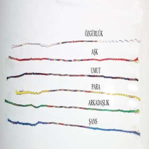 Renkli Şans Bileklikleri ( 6 Adet )