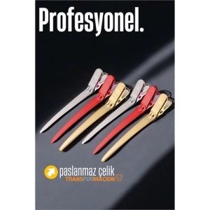 Saç Klipsi Metal Çelik Toka Profesyonel 6 Adet
