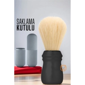 Sakal Tıraş Fırçası Aithusa Kutulu SİYAH