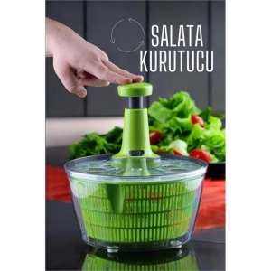 Salata Kurutucu Üstten Basmalı Pratik