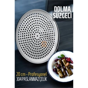 Sarma Dolma Süzgeci 20 cm 304 Paslanmaz Çelik
