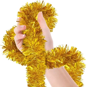 Simli Parti Süsü 2 Metre Gold