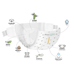 Sleepy Bio Natural Bebek Bezi Gross Paket 3 Beden 4-9 Kg 100 Adet